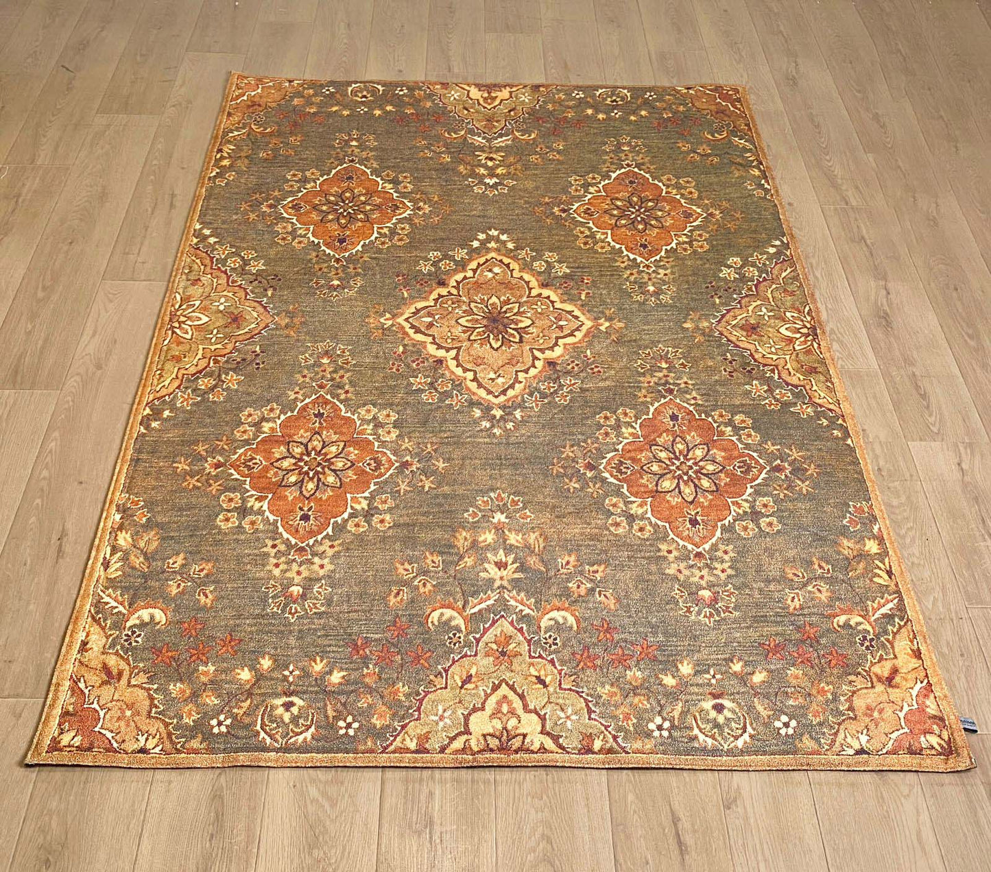 Karpet Tradisional (BR-T-0135) - Brown,Orange