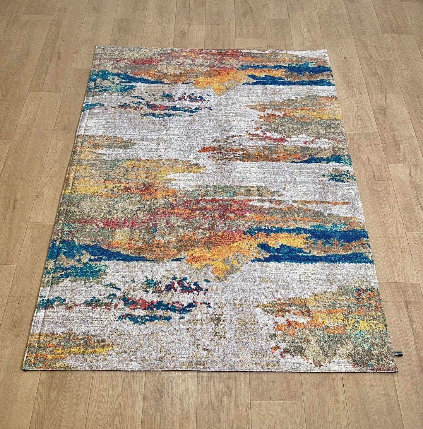 Karpet Abstrak (YL-A-0001) - Yellow,Cream