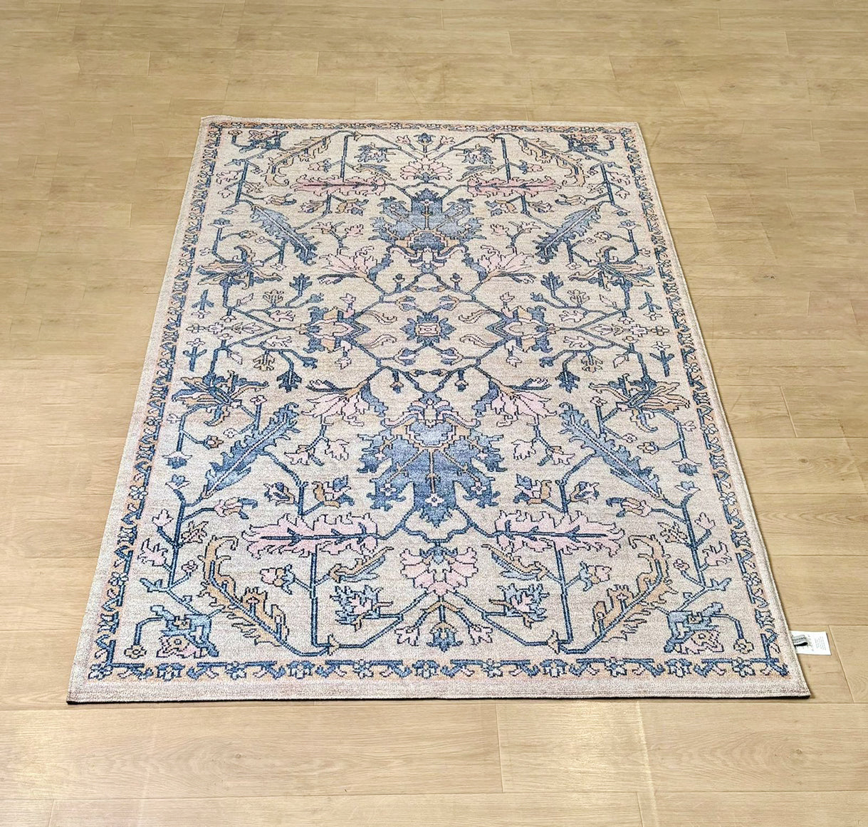 Karpet Tradisional (BR-T-0160) - Cream,Blue,Pink