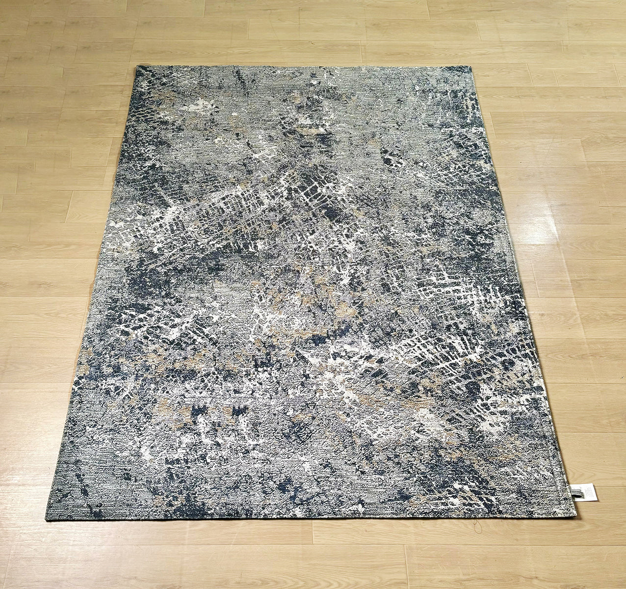 Karpet Abstrak (GW-A-0066) - Grey,Black