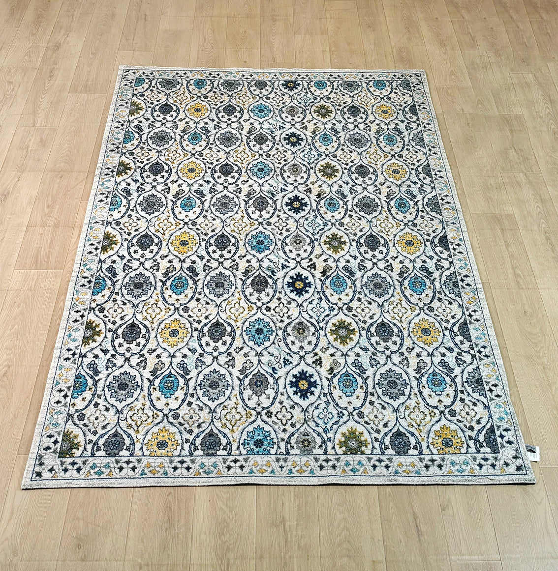 Karpet Tradisional (GW-T-0138) - Grey,Blue,Yellow