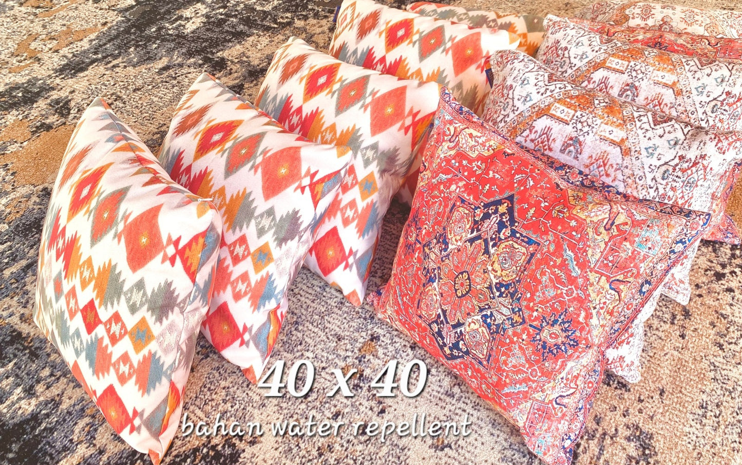 #0123.T48 ready-stock 40 x 40 cm bahan water repellent