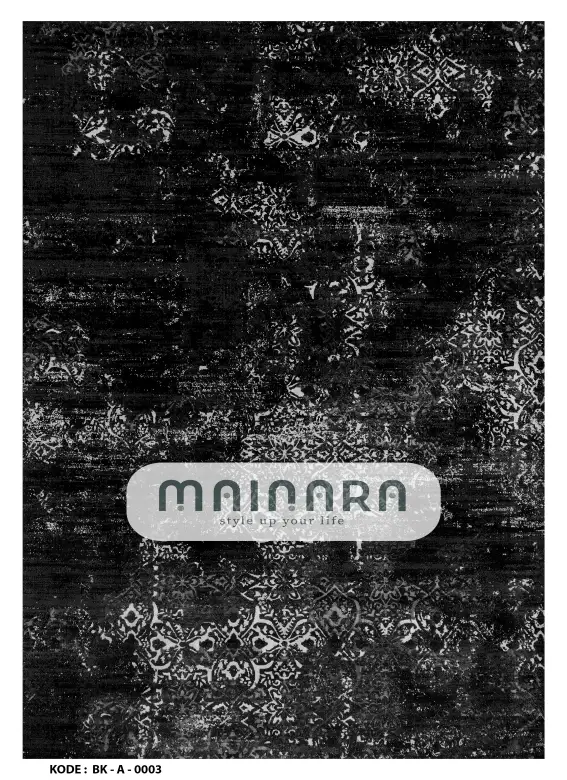 Karpet Abstrak (BK-A-0003) - Black