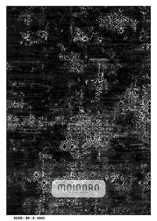 Karpet Abstrak (BK-A-0003) - Black