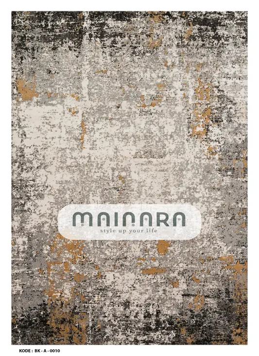 Karpet Abstrak (BK-A-0010) - Black,Brown,Grey