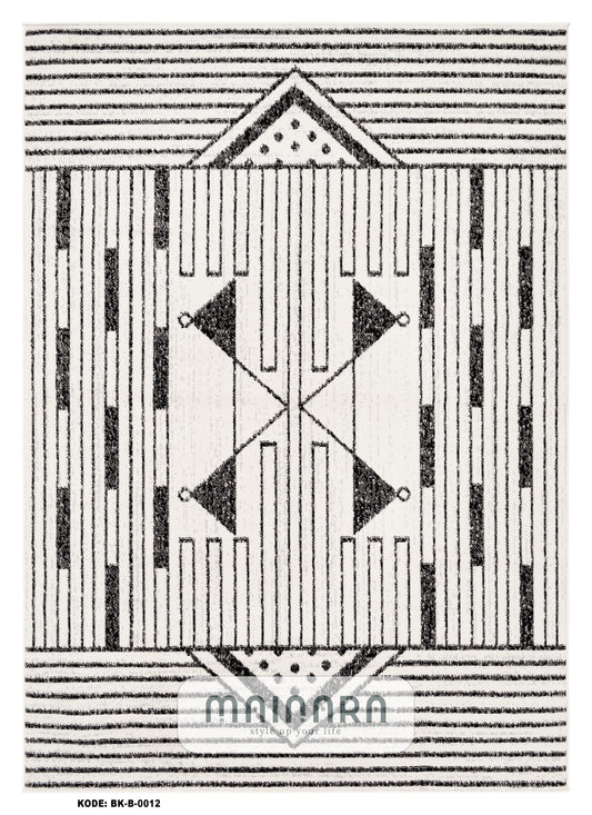 Karpet Bohemian (BK-B-0012) - Black