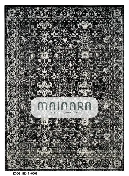 Karpet Tradisional (BK-T-0003) - Black