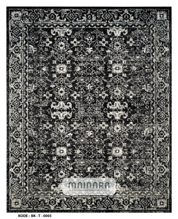 Karpet Tradisional (BK-T-0003) - Black