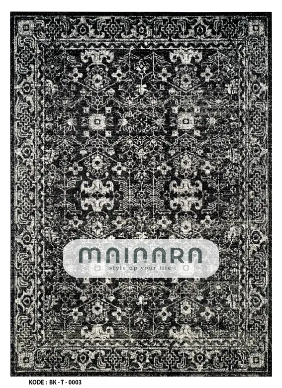 Karpet Tradisional (BK-T-0003) - Black