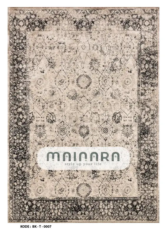 Karpet Tradisional (BK-T-0007) - Black,Brown