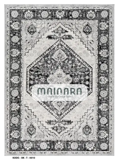 Karpet Tradisional (BK-T-0010) - Black,Grey
