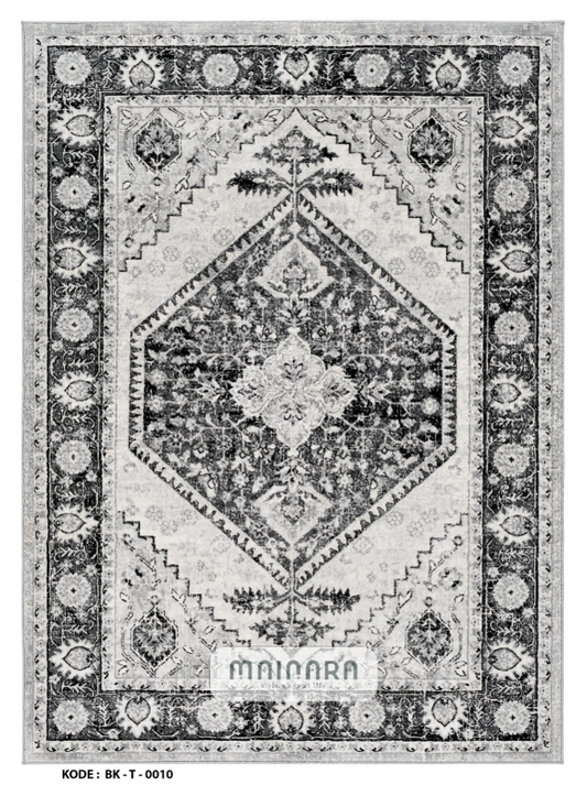 Karpet Tradisional (BK-T-0010) - Black,Grey