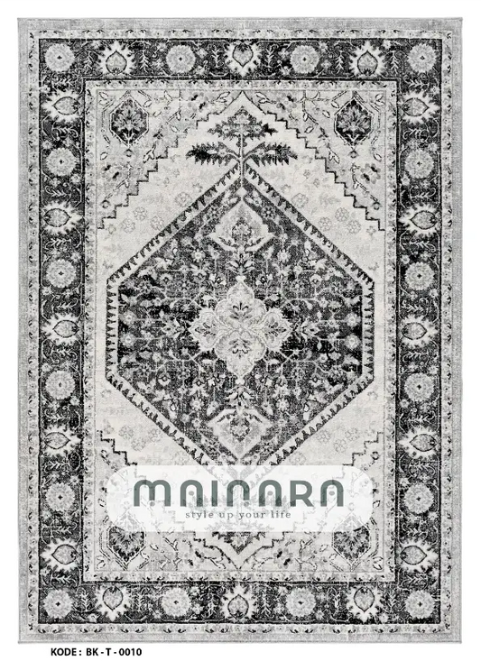 Karpet Tradisional (BK-T-0010) - Black,Grey