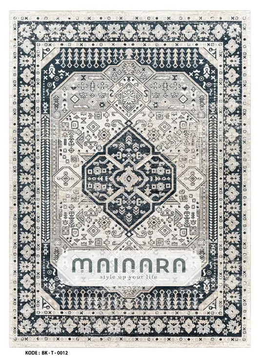 Karpet Tradisional (BK-T-0012) - Black,Grey