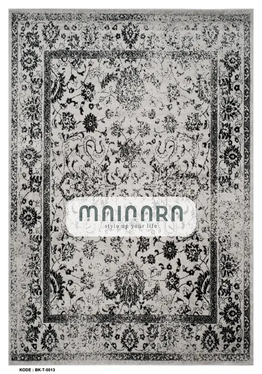 Karpet Tradisional (BK-T-0013) - Balck,Grey