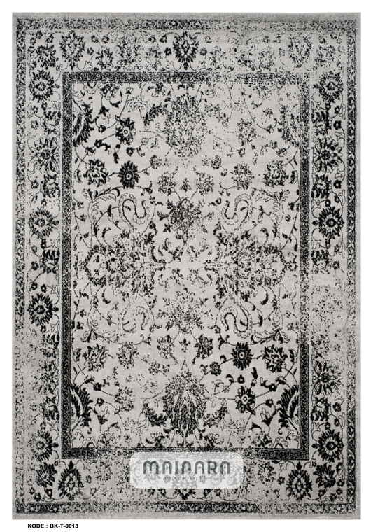 Karpet Tradisional (BK-T-0013) - Balck,Grey