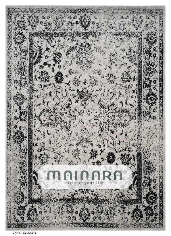 Karpet Tradisional (BK-T-0013) - Balck,Grey