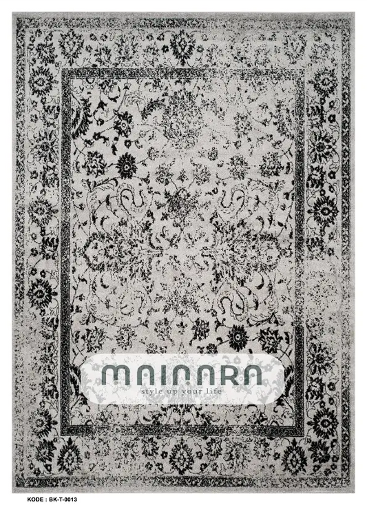 Karpet Tradisional (BK-T-0013) - Balck,Grey