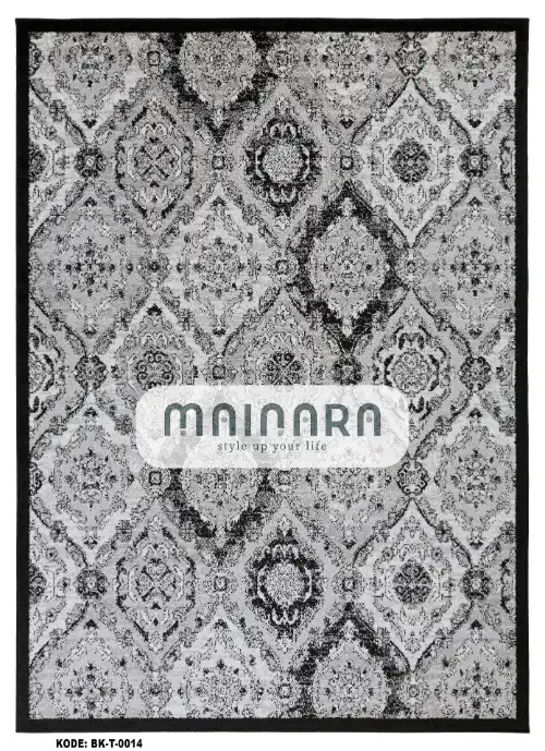 Karpet Tradisional (BK-T-0014) - Balck,Grey