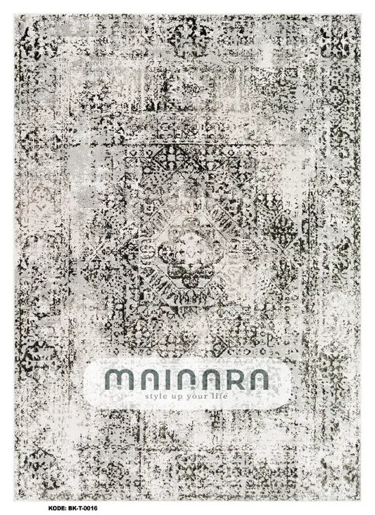Karpet Tradisional (BK-T-0017) - Balck,Grey