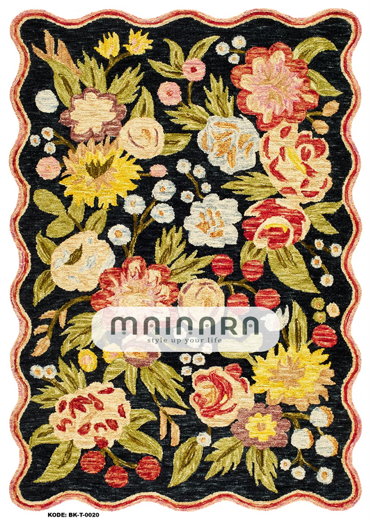 Karpet Tradisional (BK-T-0020) - Balck (Copy)