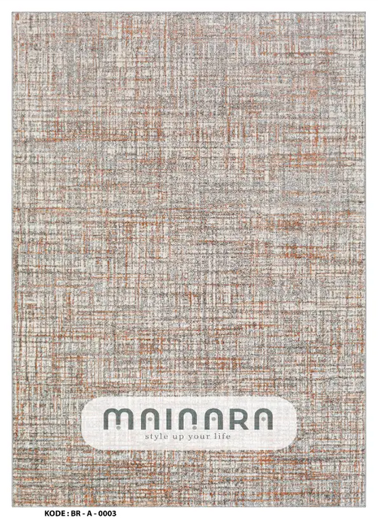 Karpet Abstrak (BR-A-0003) - Brown,Grey