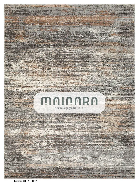 Karpet Abstrak (BR-A-0011) - Brown,Grey