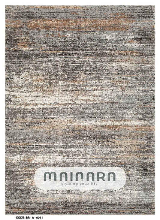 Karpet Abstrak (BR-A-0011) - Brown,Grey