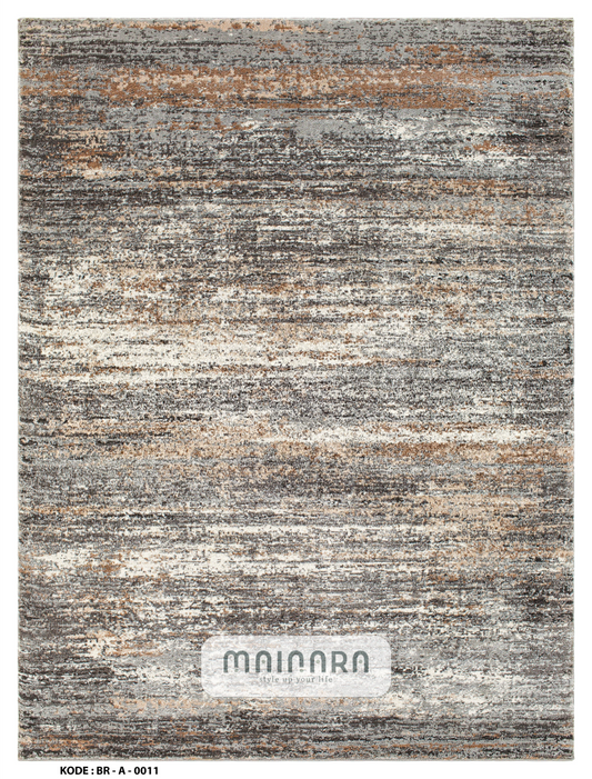 Karpet Abstrak (BR-A-0011) - Brown,Grey