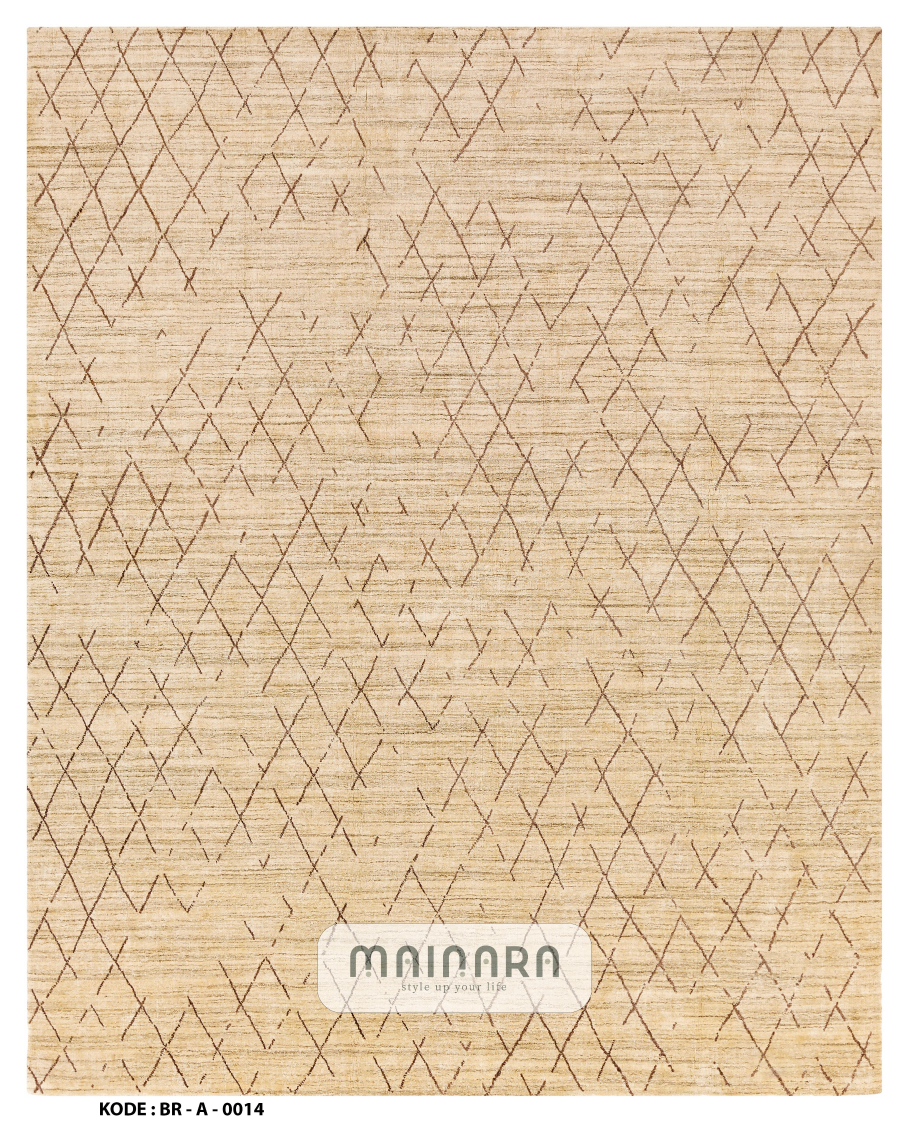 Karpet Abstrak (BR-A-0014) - Brown