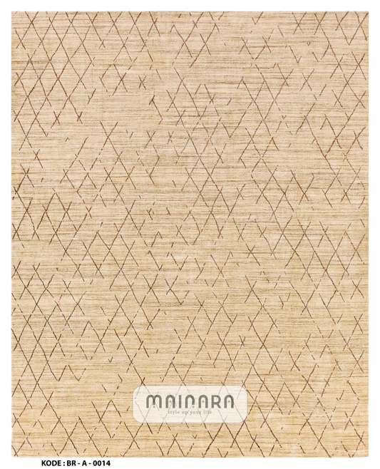Karpet Abstrak (BR-A-0014) - Brown