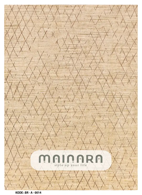Karpet Abstrak (BR-A-0014) - Brown