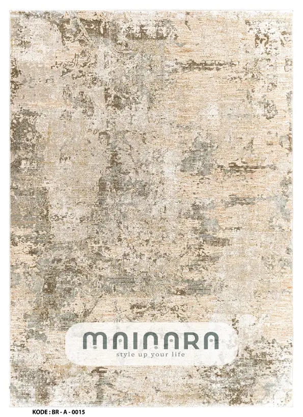 Karpet Abstrak (BR-A-0015) - Brown,Grey