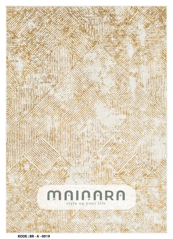 Karpet Abstrak (BR-A-0019) - Brown