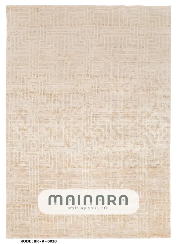 Karpet Abstrak (BR-A-0020) - Brown