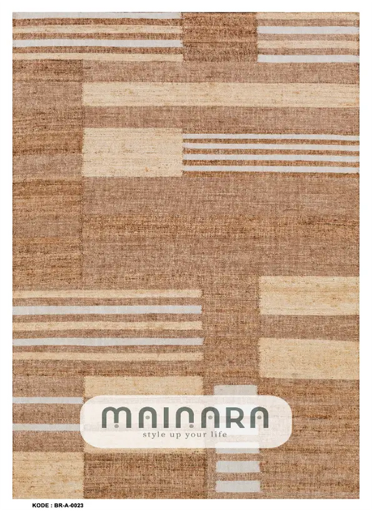 Karpet Abstrak (BR-A-0023) - Brown