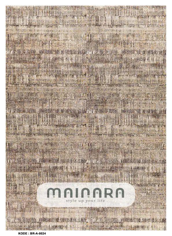 Karpet Abstrak (BR-A-0024) - Brown