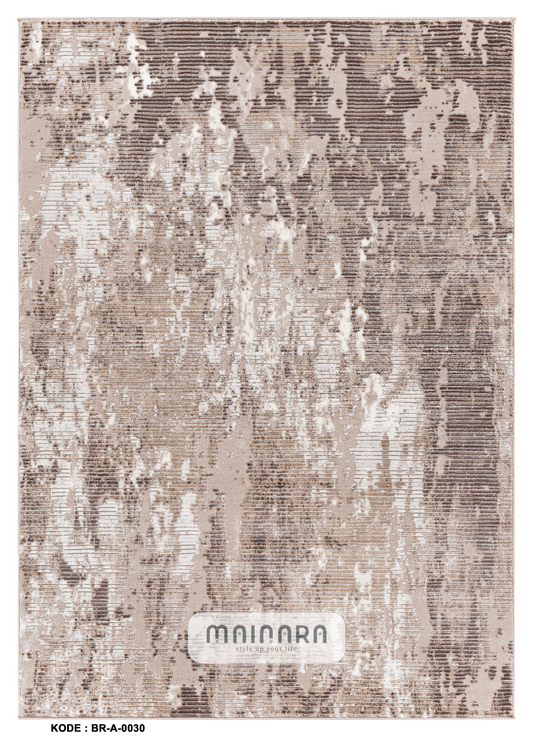 Karpet Abstrak (BR-A-0030) - Brown