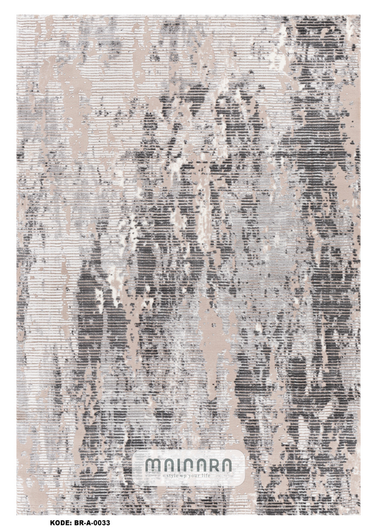 Karpet Abstrak (BR-A-0033) - Brown