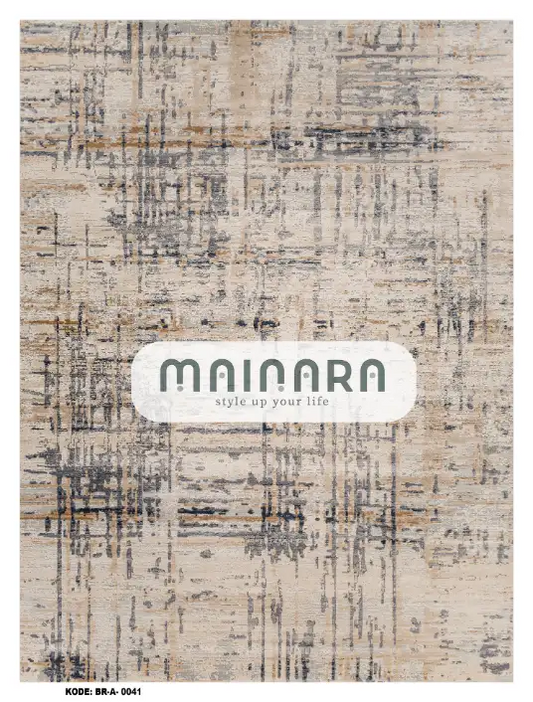 Karpet Abstrak (BR-A-0041) - Brown