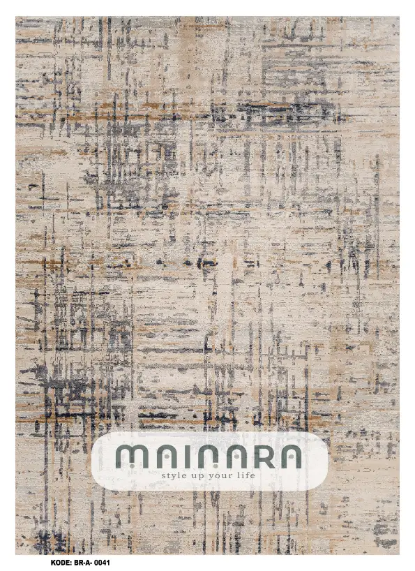 Karpet Abstrak (BR-A-0041) - Brown