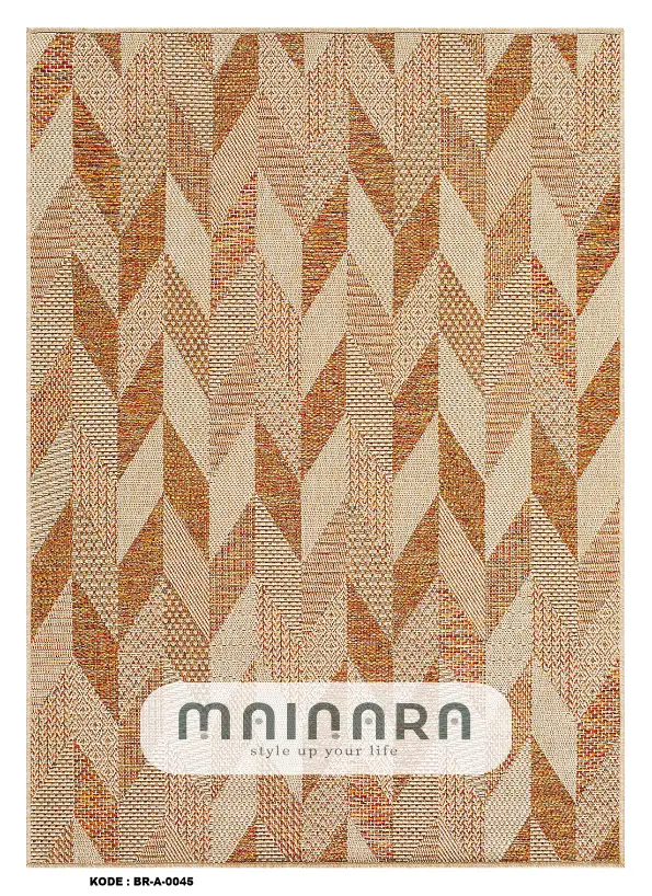 Karpet Abstrak (BR-A-0045) - Brown
