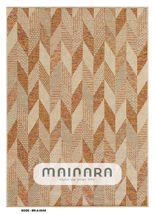 Karpet Abstrak (BR-A-0045) - Brown
