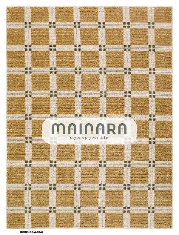 Karpet Abstrak (BR-A-0047) - Brown