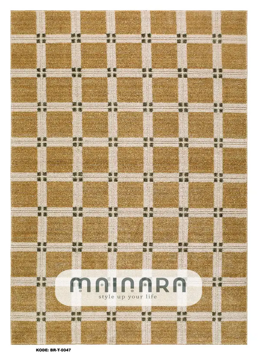 Karpet Abstrak (BR-A-0047) - Brown