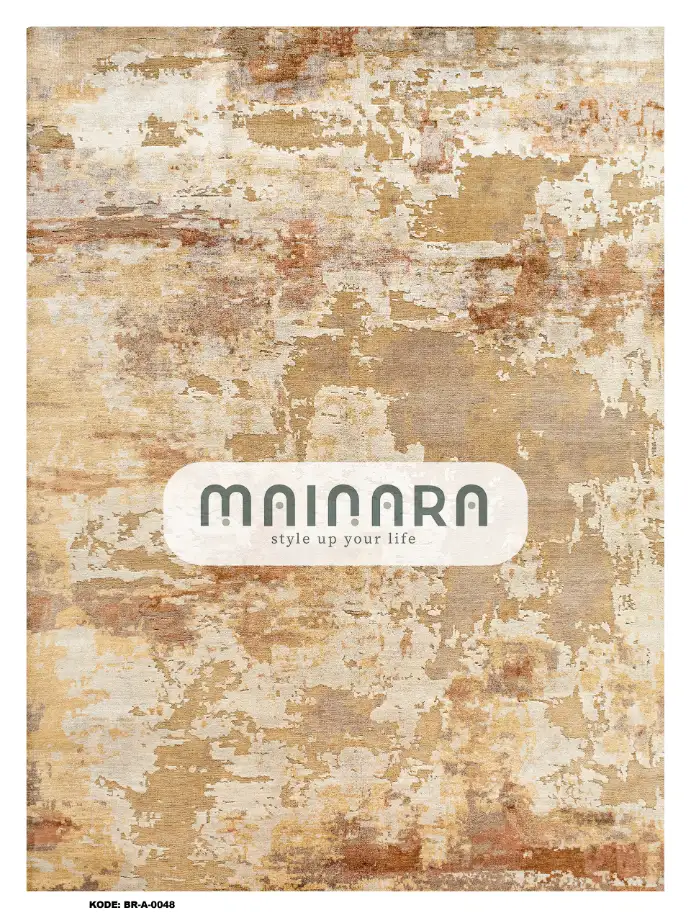 Karpet Abstrak (BR-A-0048) - Brown