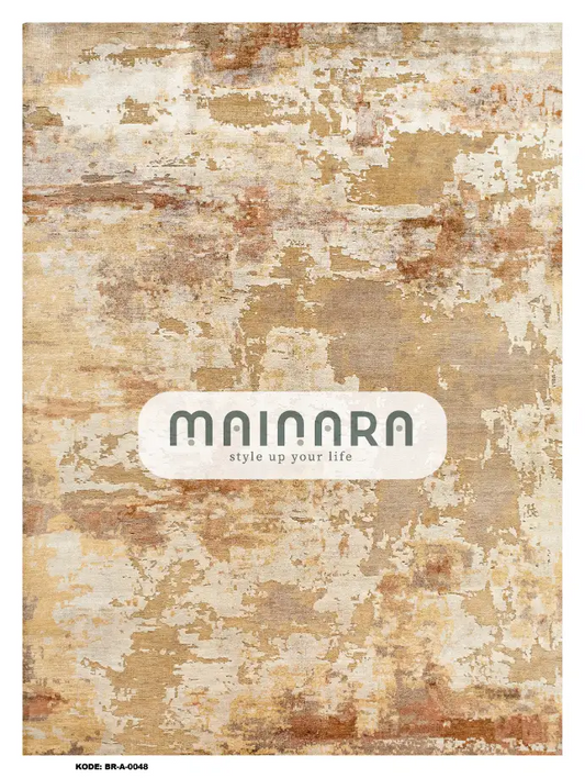 Karpet Abstrak (BR-A-0048) - Brown