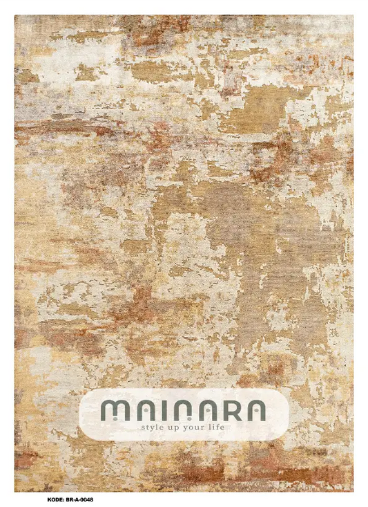 Karpet Abstrak (BR-A-0048) - Brown