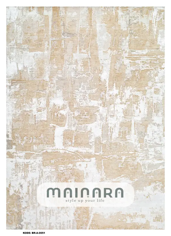 Karpet Abstrak (BR-A-0051) - Brown