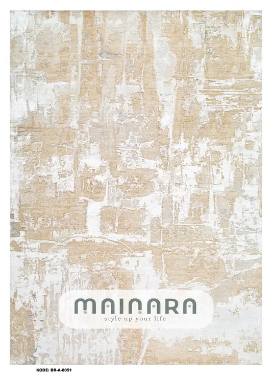 Karpet Abstrak (BR-A-0051) - Brown